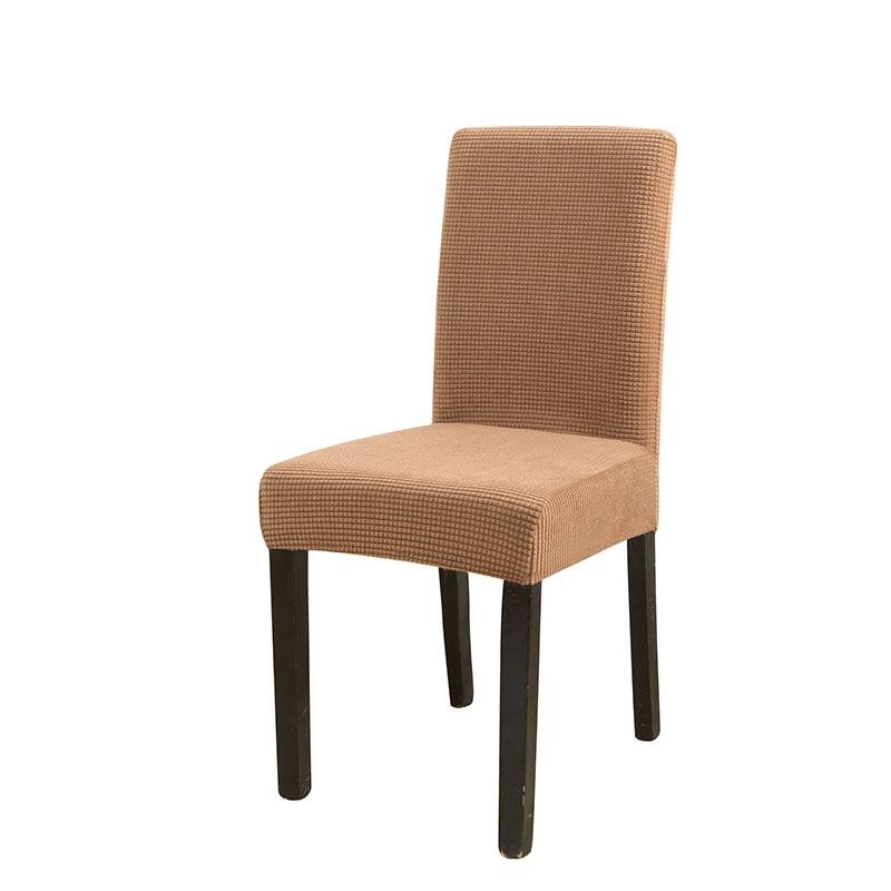 Dining Chair Cover Jacquard Spandex Slipcover Protector Case Stretch for Kitchen Chair Seat Hotel Banquet Elastic