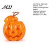 Decorative Halloween Atmosphere Light Night Light, Flameless Pumpkin LED Lamp, for Holiday Party Home Decor Safe Candle Alternative