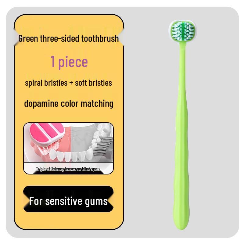 Ultra-Soft Bristle Toothbrush Family Pack for Adults - Large Head, Gentle for Men & Women