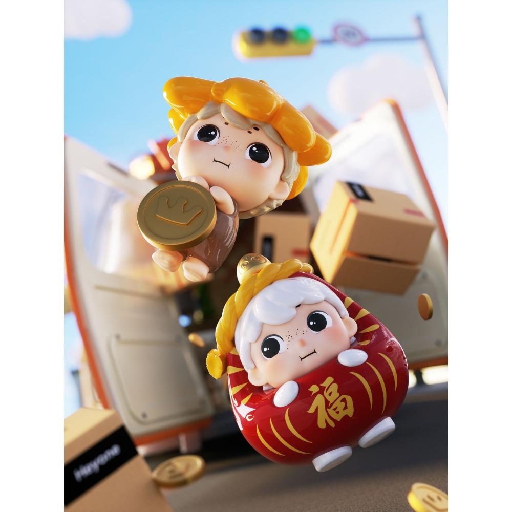 Null Mini Good Luck Manufacturing Bureau Series Trading Figure 1box 6pcs