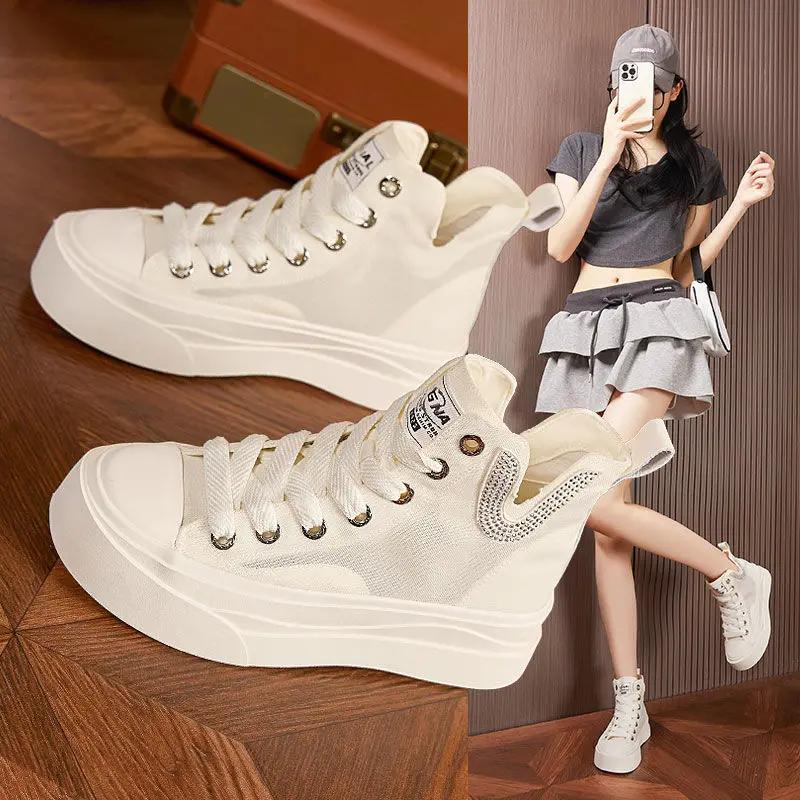 Fashion Summer High on Platform Ladies Footwear Korean 2025 New Light 39 Deals Comfortable and Elegant Fashion Original Women's Shoes