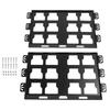2 Pack Mounting Plates Compatible with Milwaukee Packout Toolbox, 100 Lbs, Metal Full Plates for Tool Storage and