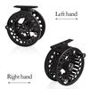 Sougayilang 3 BB 5/6 Ultra Light Large Arbor Aluminum Spool Fly Fishing Reel Black and Silver