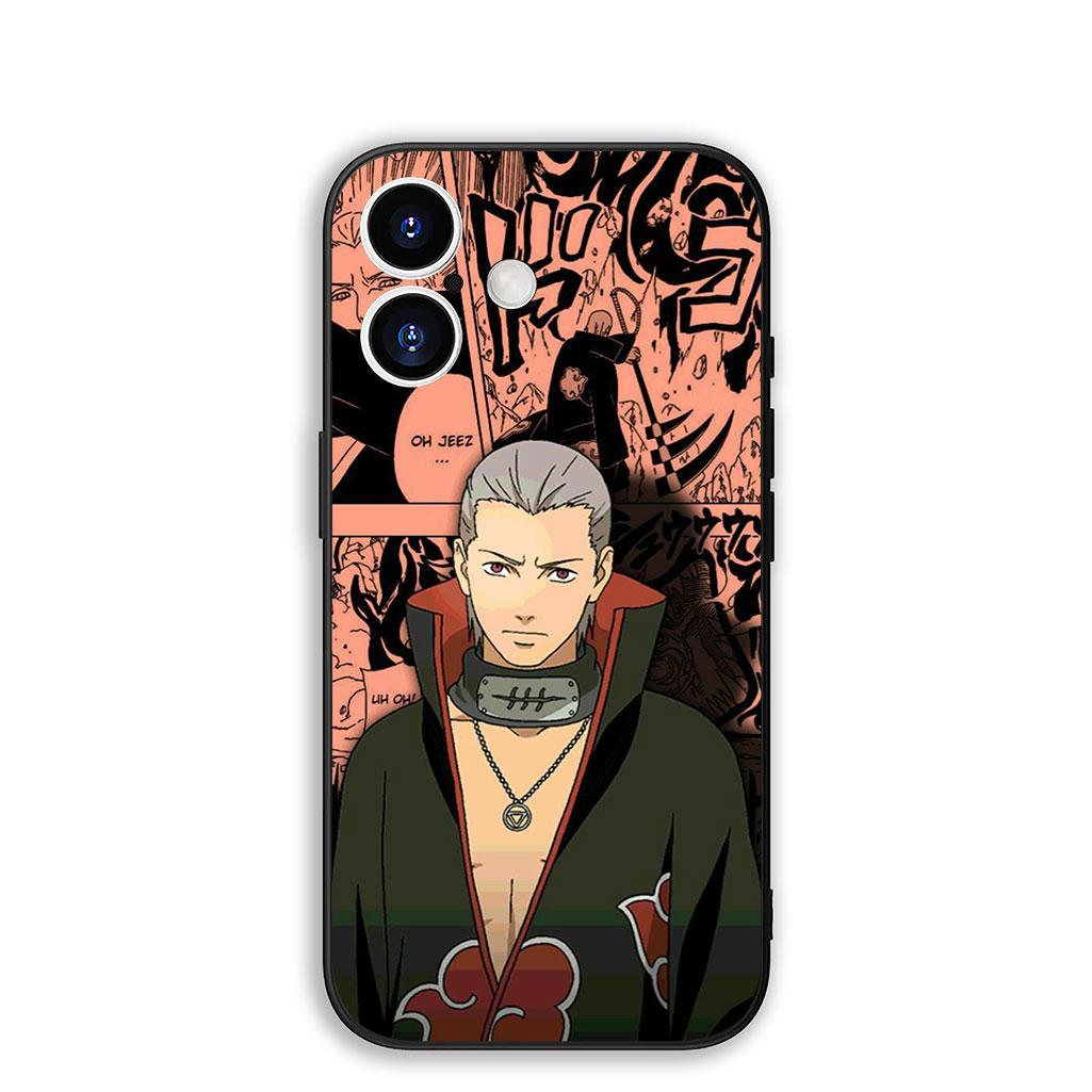 

for Apple iPhone 17 16 Plus 13 12 Pro Max Mini X XR Xs ProMax 16E 15+ 17+ Air Phone Case Sasori Akatsuki Narutos Itachi Uchiha iPhone XR