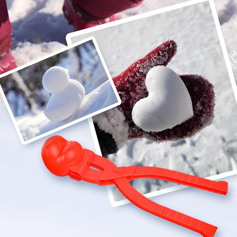 Snowball Clamp Multiple Shape Snowball Making Tongs Winter Outdoor Snow Play Sports Toys For Kids Snowball Throwing Tool
