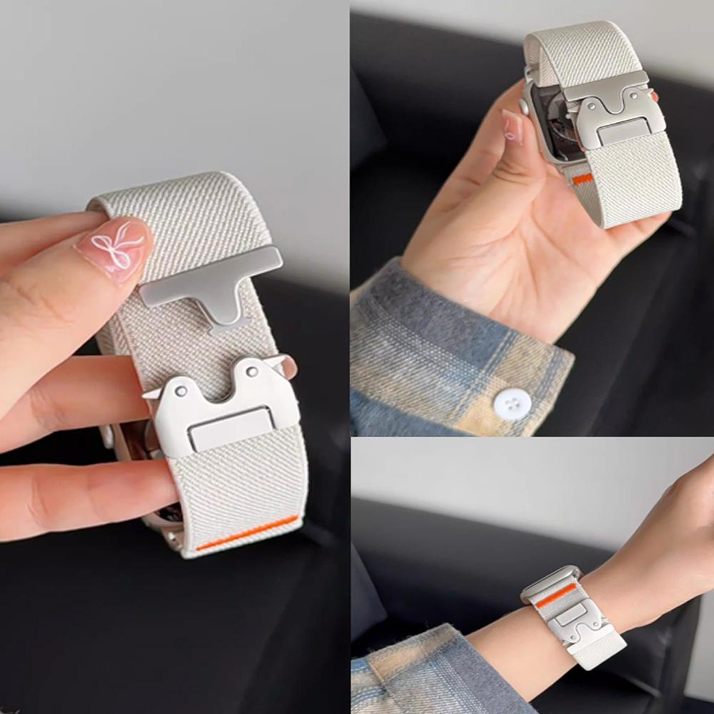 Řemínky Pro Apple Watch 10 pásek 46mm 42mm 40mm 49mm 44mm 45mm 41mm Padákový náramek correa IWatch Series 9 8 7 5 6 3 SE ultra 2