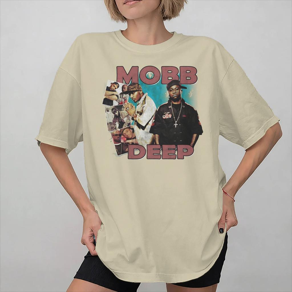 Mobb Deep The Infamous  Tee Shirt for Unisex Women Graphic Printed T Shirts  100 Cotton Clothing