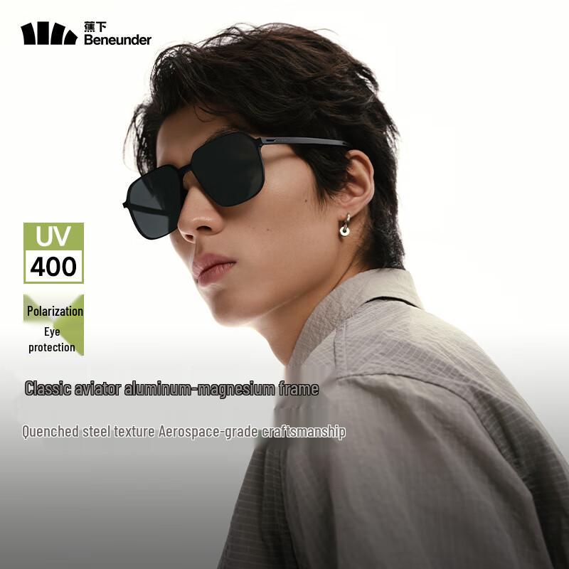 Beneunder Folding Aviator Polarized Sunglasses