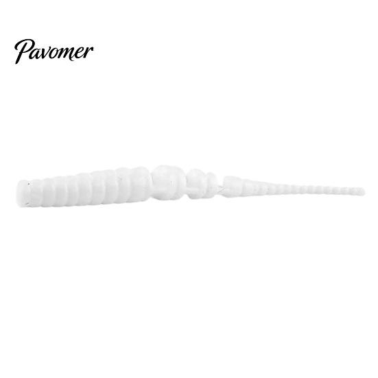 Flexible Soft Lures 50Pcs Bionic Worm Bait, 40MM/0.37g 50MM/0.45g Artificial Lure with Needle Realistic Baits Tail, Swim for Freshwater Saltwater