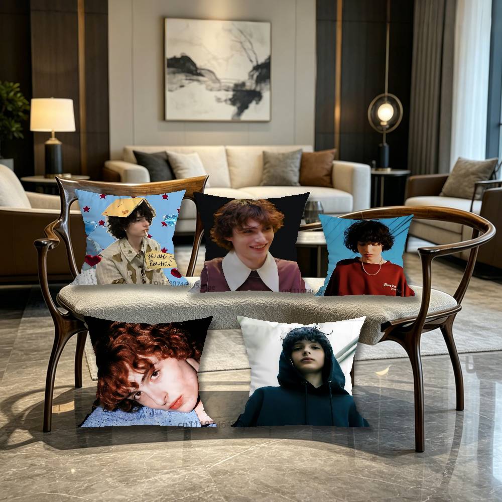 Finn Wolfhard Stranger Pillow for Sofa Seat Chair DecorativeModern Home Decor Print Throw Cushion