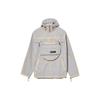 Colorblock Wasserdichte Kapuzenjacke Unisex Jacken Grau A6BJT-031