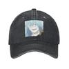 Jujutsu Kaisen Mahito Anime Denim Fabric Cap Casual Baseball Caps Adjustable Hat Summer Unisex Baseball Hats