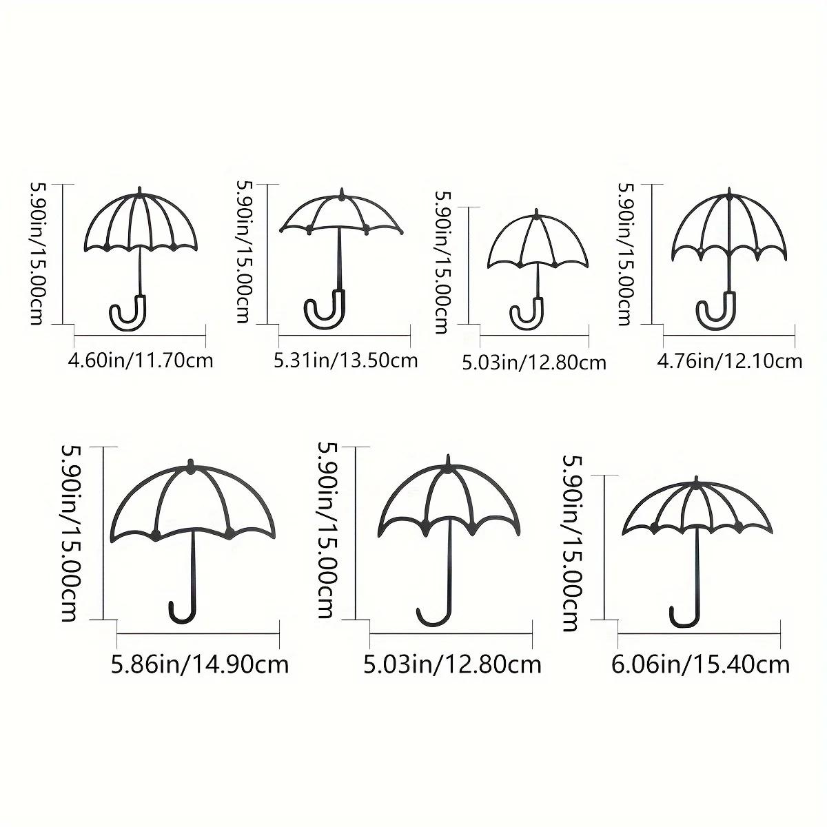 

7шт. Металлический крючок для ключей - креативный и многофункциональный. Идеальный подарок на новоселье и эстетичный декор комнаты Крючок для зонта бронзовый