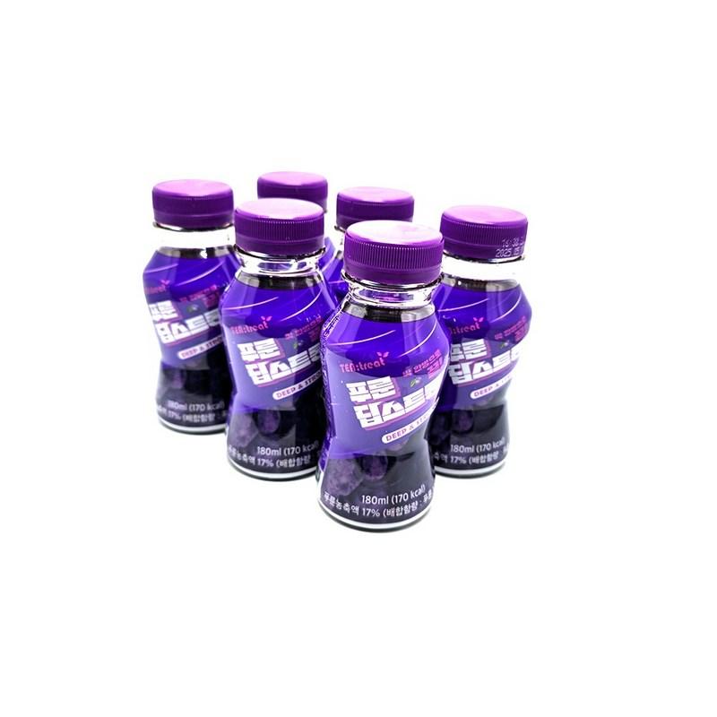Korean Wellness Partner Tea Treat Prune Deep Strong 180ml, 180ml, 12
