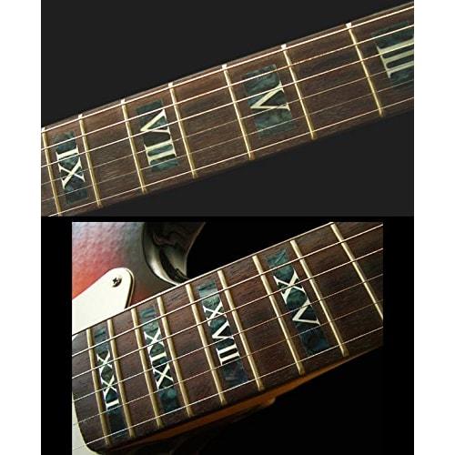 Jockomo Roman Numeral Block/Black Pearl Guitar Inlay Sticker