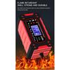 6A 12V Car Battery Charger Pulse Repair LCD Display Smart Fast Charge AGM Deep Cycle GEL Lead-Acid Charger for Auto Motorcycle