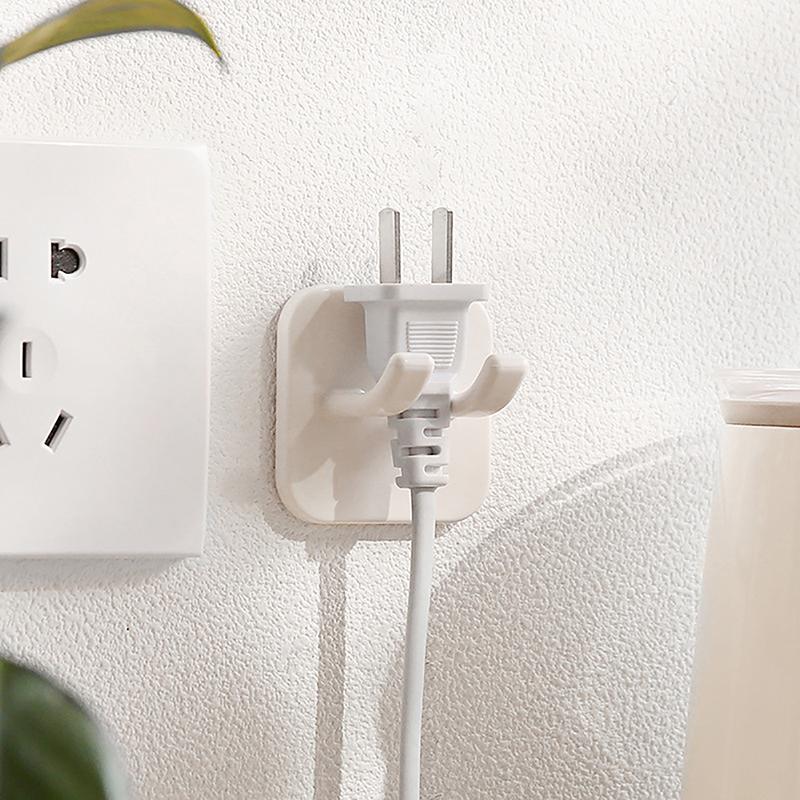 

Abs Material Razor Holder Wall Punch Free Man Shaver Storage Hook Kitchen Bathroom Organizer Accessories 1pcs