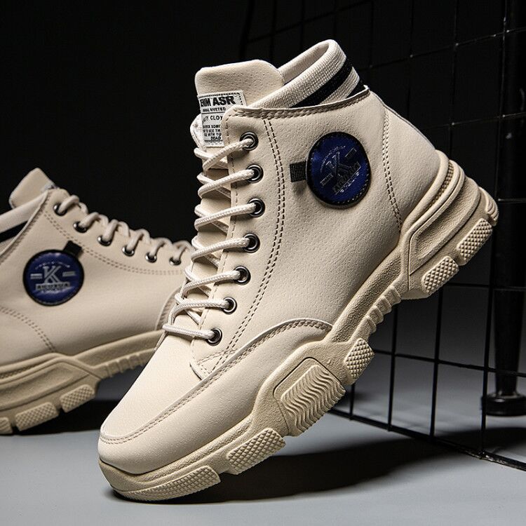 

Зимові черевики Мартін чоловічі високі британська корейська версія трендові робочі черевики універсальні чоловічі черевики оксамитові потовщені снігові черевики 44