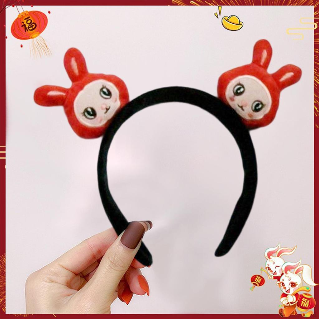 China Year Headband Hairbands Decor Party Favors Supplies Fancy Dress Hair Hoop for Men Adults