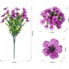 Artificial Plant Flower Silk Plastic Eucalyptus violet Hotsale Wedding Christmas Decor Home Vase Outdoor garden bonsai Party Diy