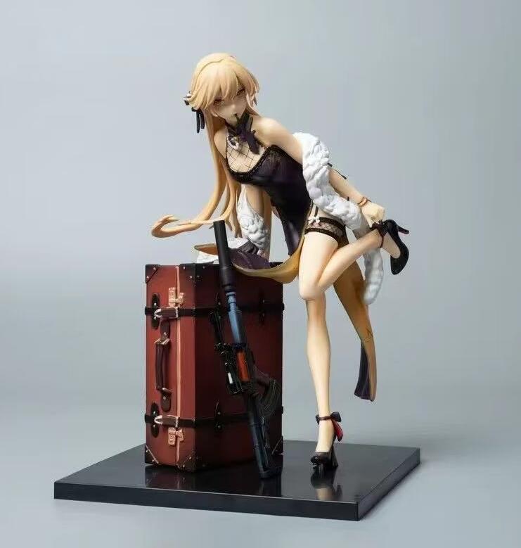 Girls  Frontline Ots-14 Purple Rain Heart Double Headed Carving Anime Girls  Handmade Model Ornaments with box