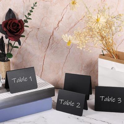 16x Mini Chalkboard Signs Table Sign Place Cards Small Chalk Board Blackboard for Bakery Christmas