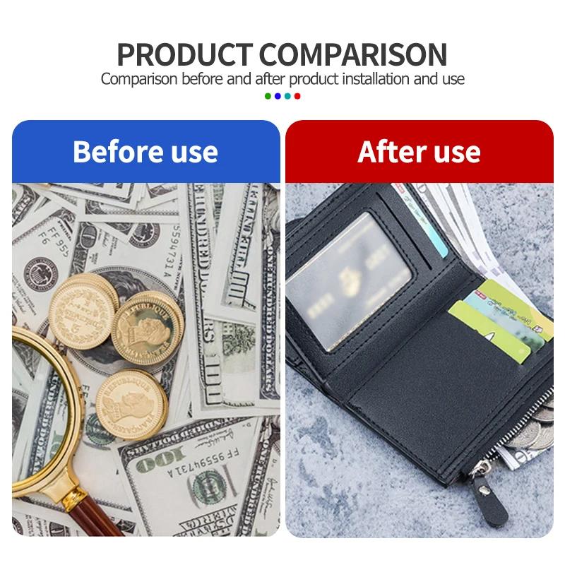 Car Stickers For Alfa Romeo Wallet Coin Card Holders Credit Card Clip Protector Cover For Alfa Romeo 159 Giulietta Giulia 147 Mi