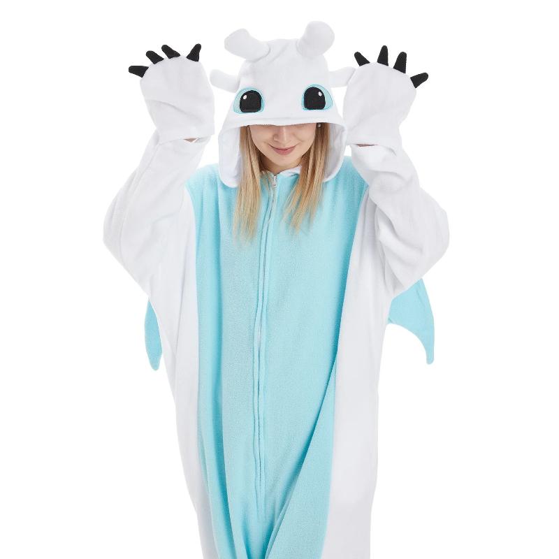 Toothless Dragon Onesie Pajamas for Adult Jumpsuit Animal Pijamas How To Train Pyjama Unisex Homewear Cosplay Party Costumes