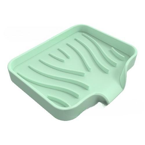 The New Silicone Soap Box, Japanese-style Bathroom Soap Rack, Multifunctional Drain Pad Rack, Punch-free Soap Tray