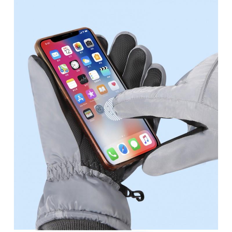 Full Finger Touchscreen Ski Gloves Winter Warm Thick Fleece Lined Unisex Outdoor Snowboarding Cycling