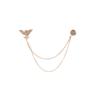 Fashion Eagle Brooch With Diamonds Vintage Wing Design Animal Suit Collar Pin Chain Pin Dress Corsage Accessories