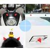 4PCS Motorcycle Helmet Cute Corner Horn Decoration Motocross Full Face Off Road Helmet Decoration Moto Car Accessories