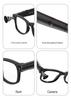 AIMB-G1 Smart Glasses: AI-Powered Translation, Image & Object Recognition, Anti-Shake Photography, Video Recording, Blue