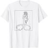 Aphrodite Venus Minimalist Aesthetic Line Art Artsy T-Shirt