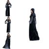 Enchanting Women's Wicked Queen Gothic Witch Costume With Elegant Long Bell Sleeves