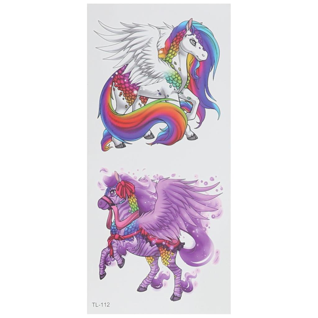 10 Pcs Temporary Tattoo Stickers Set Animal Body Makeup Waterproof Stickers for Women