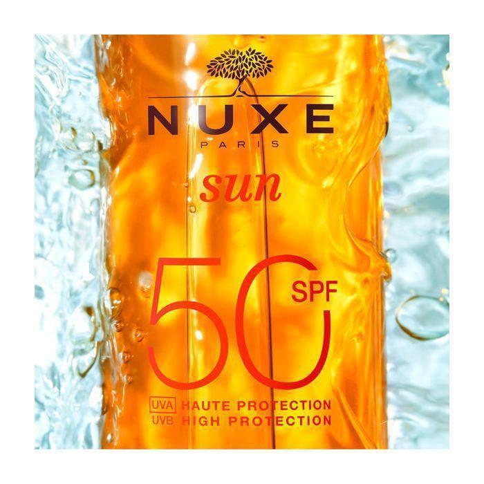 Nuxe Sun SPF50 huile solaire bronzante visage et corps 150ml