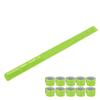 10PCS 40*3cm Reflective Slap Bands High Visibility Safety Reflector Strips  for Adults