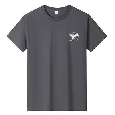 Large Size Pure Cotton Men T-shirt Short-sleeved Boys Tee