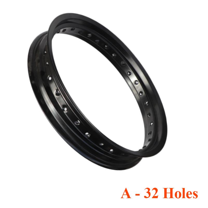 2.50*17 Inch 32 36 Spokes Holes Aluminum Alloy Black Rim Motorcycle 17 Inch 2.50x17 Wheel Rims