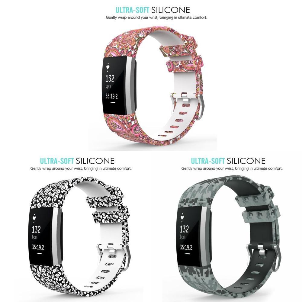 Stylish Silicone Bands For Fitbit Charge 4 And Charge 3 Comfortable And Durable