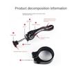 1pc Aluminium Bike Canoe Saddle Collar Bolt Wear-resistant Ultralight Quick Release Clamp  Seat Post