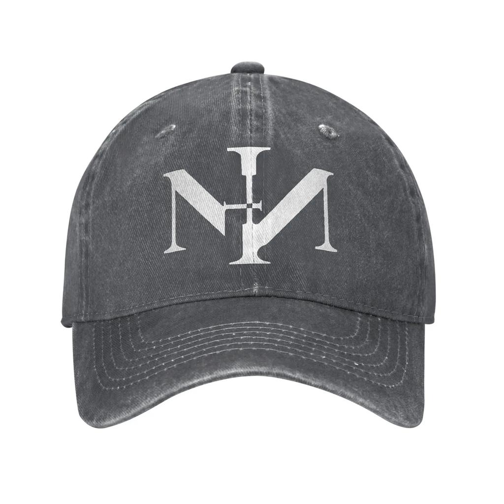 Sin Nin Logo Nine Inch Nails Baseballové čepice Módní Opotřebovaný Denim Sluneční kšiltovka Unisex Venkovní cvičení Nastavitelné čepice Klobouk