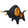 Angular Bull Shape Bull Showpiece for Home Decor Showpiece, Animal Figurines for Home Shelves Decorative Item (Multicolor)