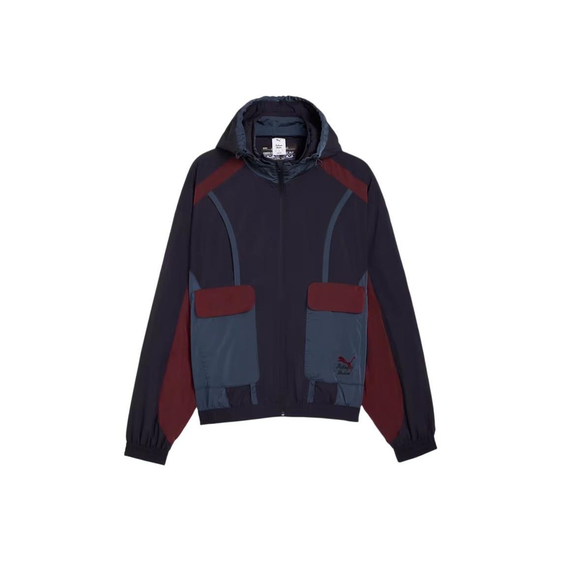 Puma X KidSuper Collaboration FW25 Lightweight Padded Loose Fit Hooded Zip-Up Long Sleeve Cotton Jacket Men jackets 633054-16 L
