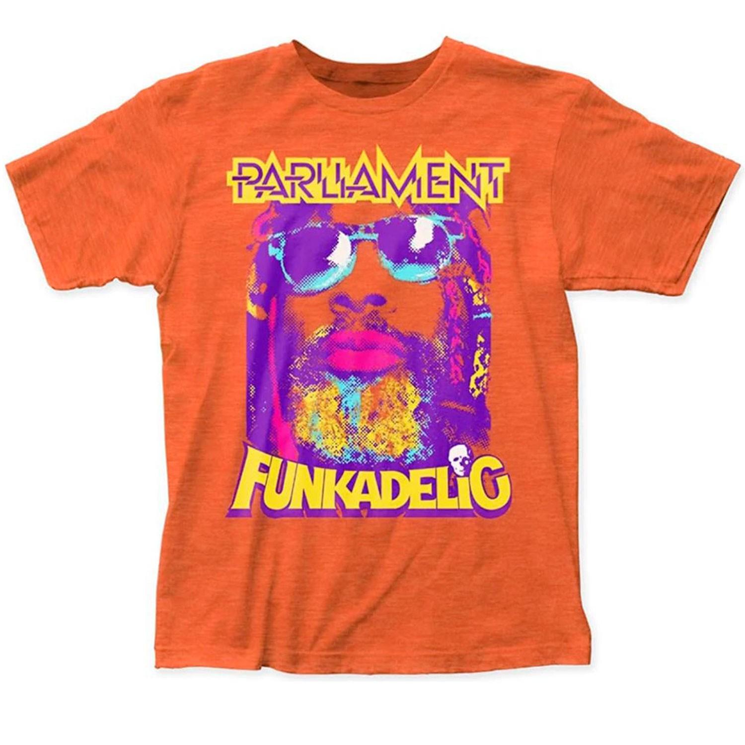 Men s Parliament Funkadelic Portrait Photo T-shirt XX-Large Antique S