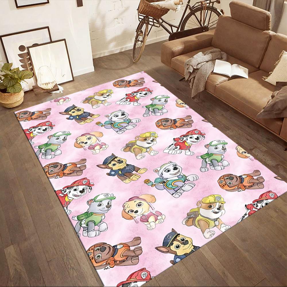 Paw Patrol Adventure Time Square rugs are a great choice for living rooms, bedrooms, home décor, and as gifts.