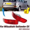 For Mitsubishi Outlander EX 2007 2008-2012 Rear Bumper Brake Light Cover Tail Turn Signal Reflector Lamp No Bulb Car Accessories
