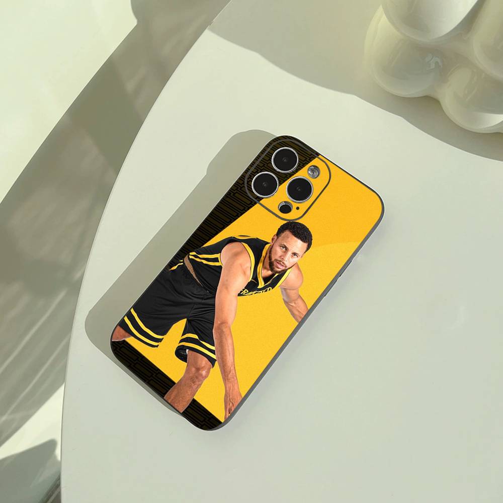 

S-C-Stef Curry Phone Case For iPhone 17,16,15,14,13,12,11 Pro Max,16/15/14Plus,XS Soft Black Cover iPhone13PROMAX