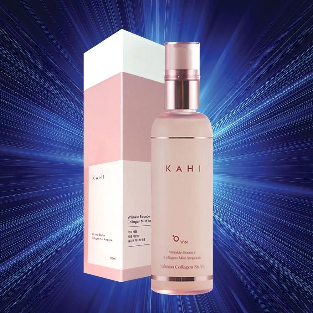 KAHI Kim Go-eun Sprayable Collagen Ampoule Mist 120ml Wrinkle Bounce, Dark Spot & Blemish Care, Hydrating Moisturizing, Radiant Glow